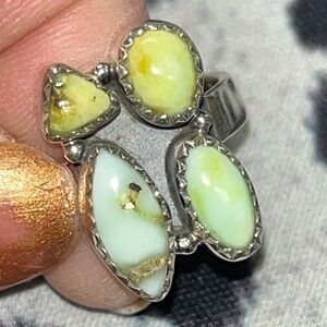 Palomino Varascite 925 Ring Adjustable NWOT